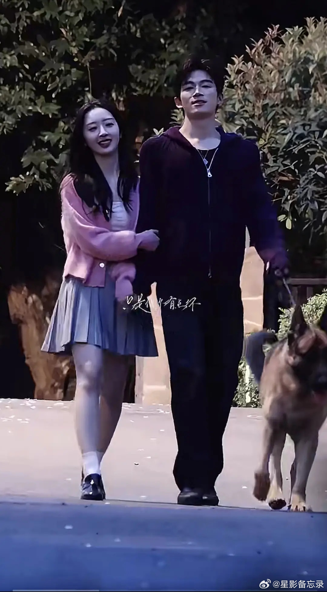 告白甜蜜散步中