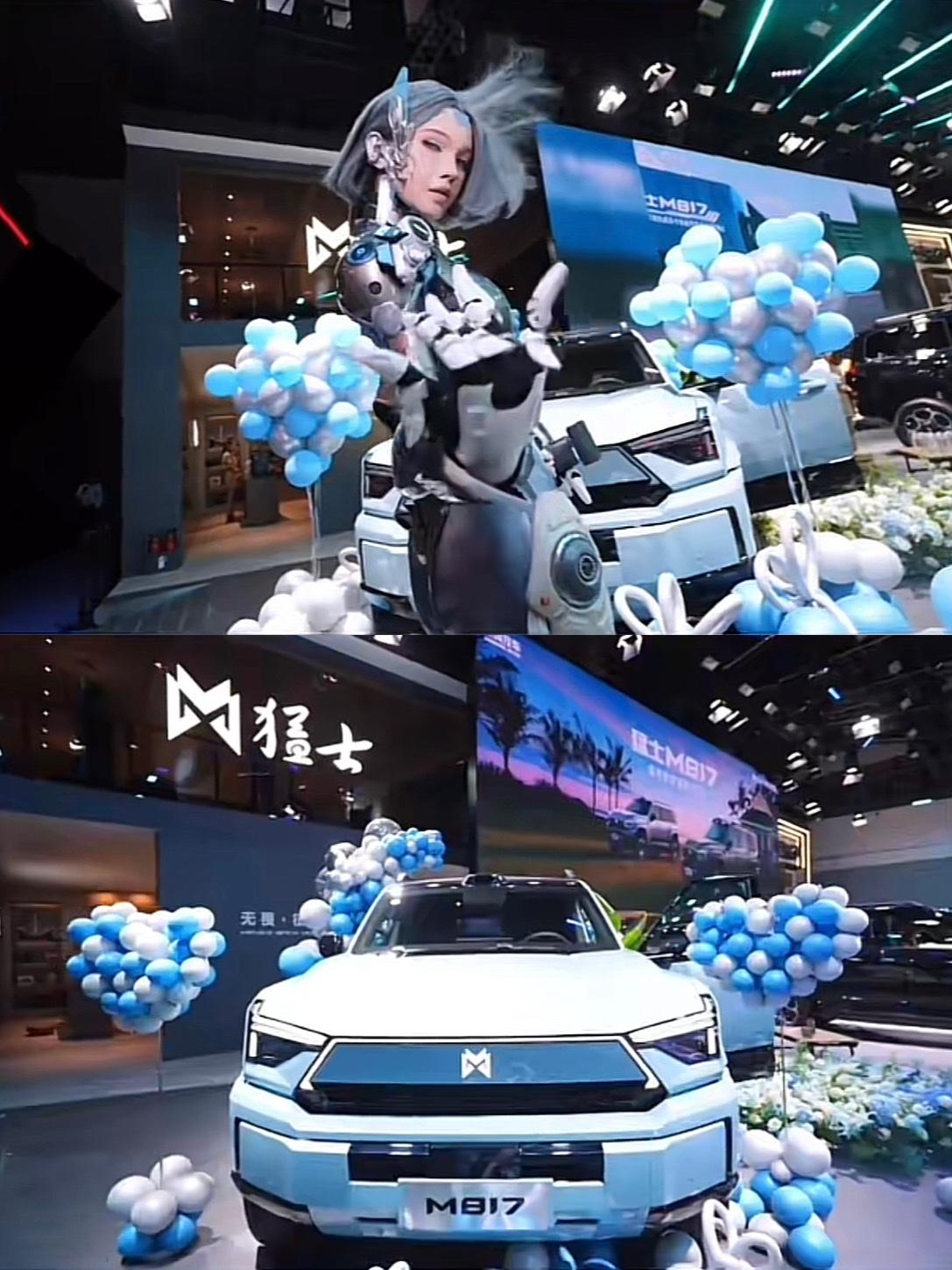 猛士M817华为版炸场北京车展！双馆同展，30万级智能越野天花板