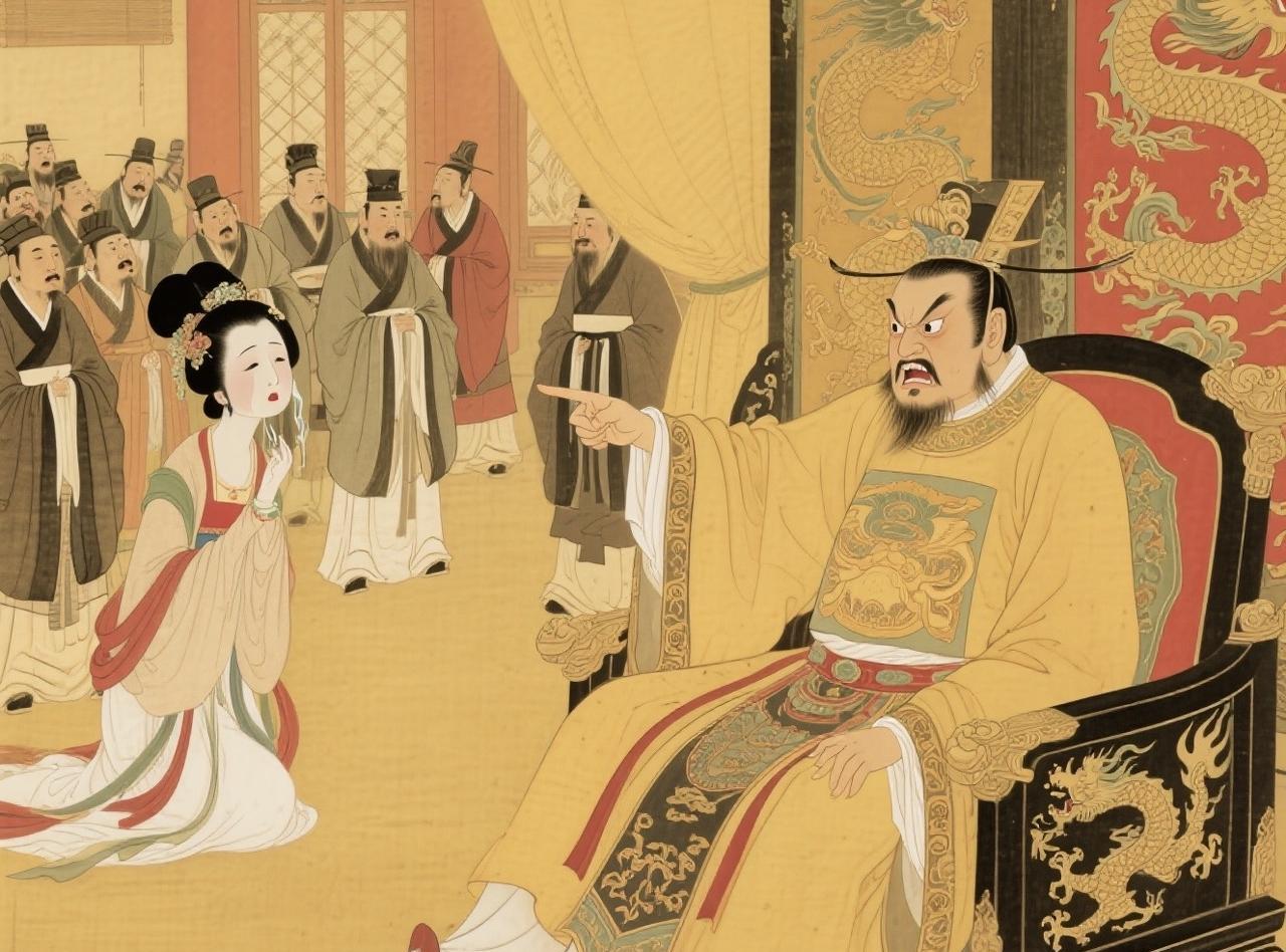 737年，唐玄宗李隆基一天杀3个皇子，其中就有太子李瑛。李瑛临死前，惨淡一笑：“