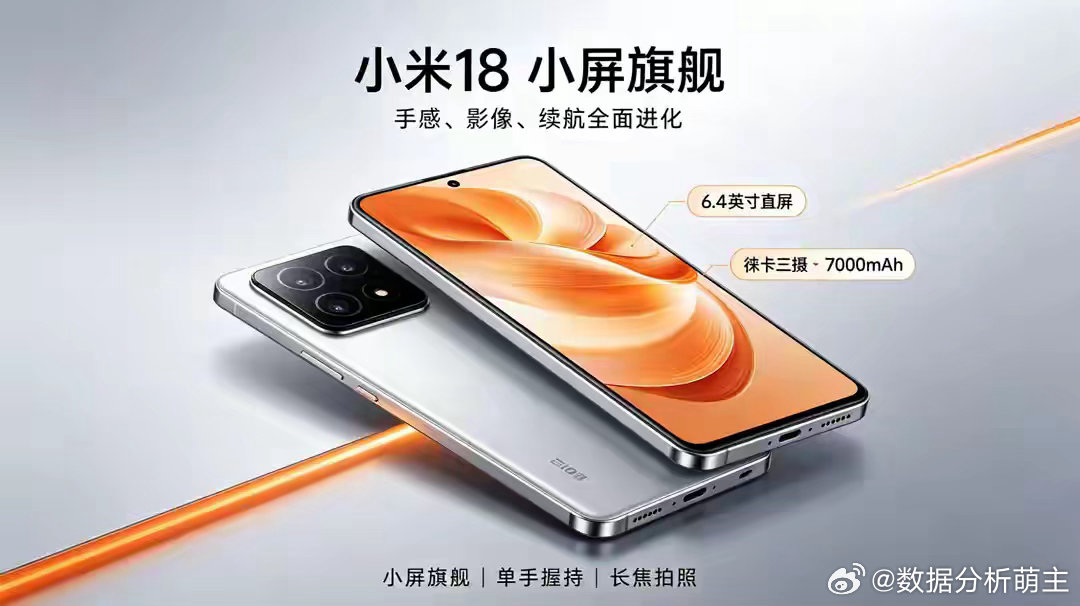 小米18标准版｜小屏旗舰再进化，徕卡影像+超长续航有多香？​​​