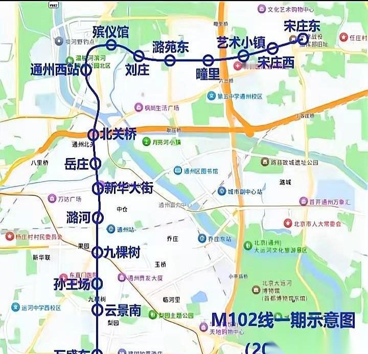 就离谱。通州那条新的环线地铁M102，你知道它怎么走吗？它绕着通州最核心的地