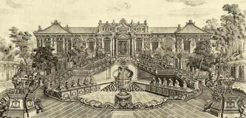 原来圆明园十二生肖铜像不只是只有兽首，还有身子的，而且穿着汉服乾隆皇帝