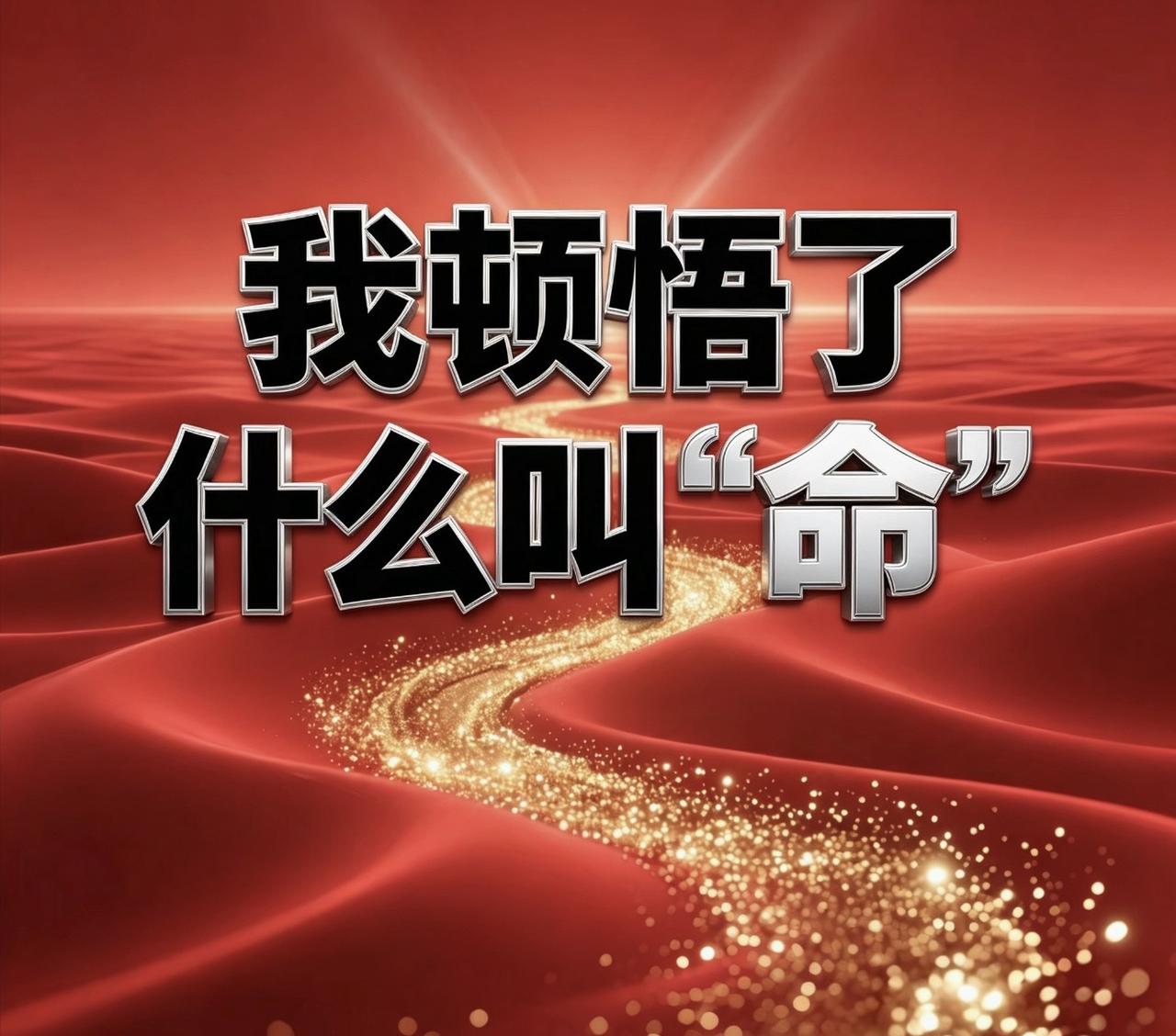 我顿悟了什么叫＂命＂以前我总觉得＂命＂是个借口，直到看见那个做了19年、