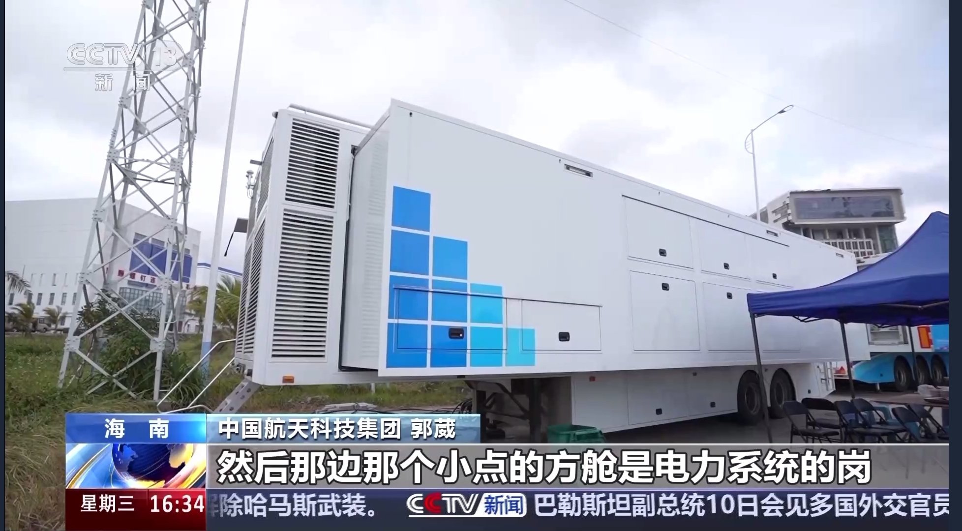 梦舟飞船最大动压逃逸试验由于正式测发大厅的楼还没盖好，此次任务使用了两个类似转