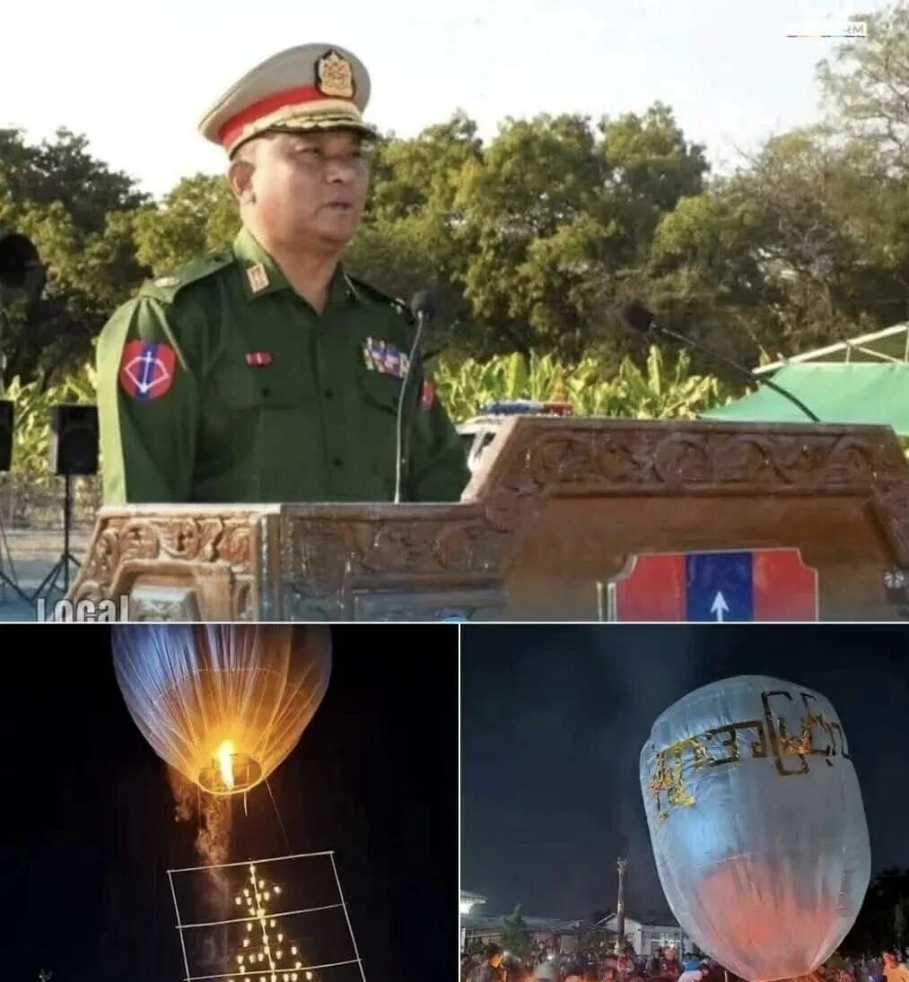 缅军轰炸，造成点灯节大惨案！10月6日，缅甸点灯节月圆之夜，（也就是我们这边的