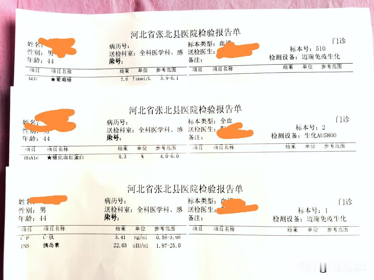 大家说说，这种情况可以不吃药吗？今天早上又去测了空腹血糖和糖化血红蛋白，医生又
