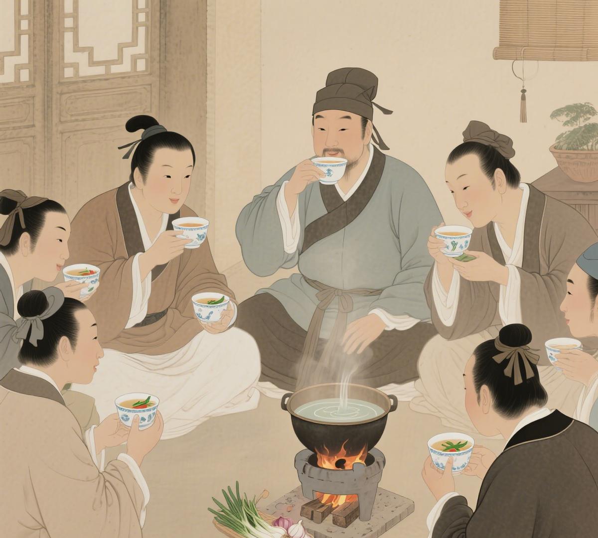 现代奶茶加珍珠椰果，南朝人喝茶加葱姜蒜？这杯“黑暗料理”竟被当药喝！如今，