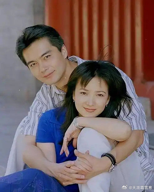 何晴和许亚军都很漂亮，也很相爱，但何晴就像她演的《青青河边草》的华又琳一样，有很