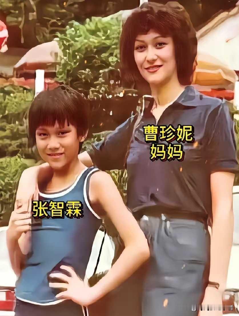 张智霖真是长歪了，小时候多帅气像妈妈，张智霖妈妈是曹珍妮，当年也是选美冠军，他的