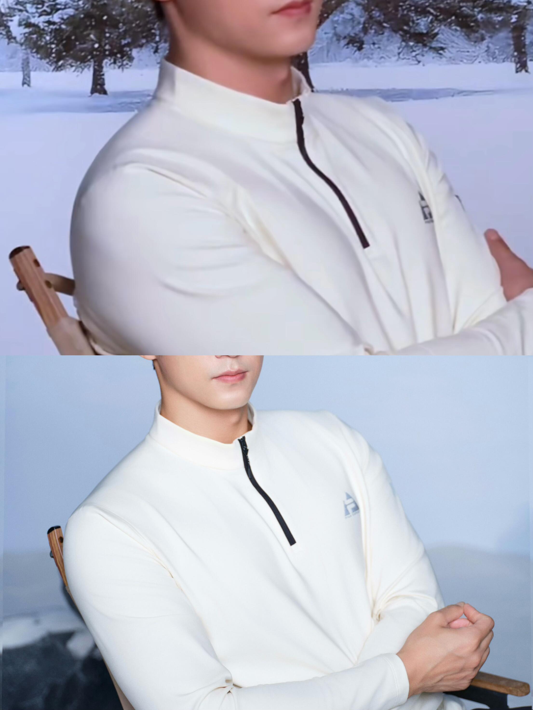 工作室悄悄把黄景瑜辛苦练出来的胸肌修平oi…有什么好东西不给我们看！​​​