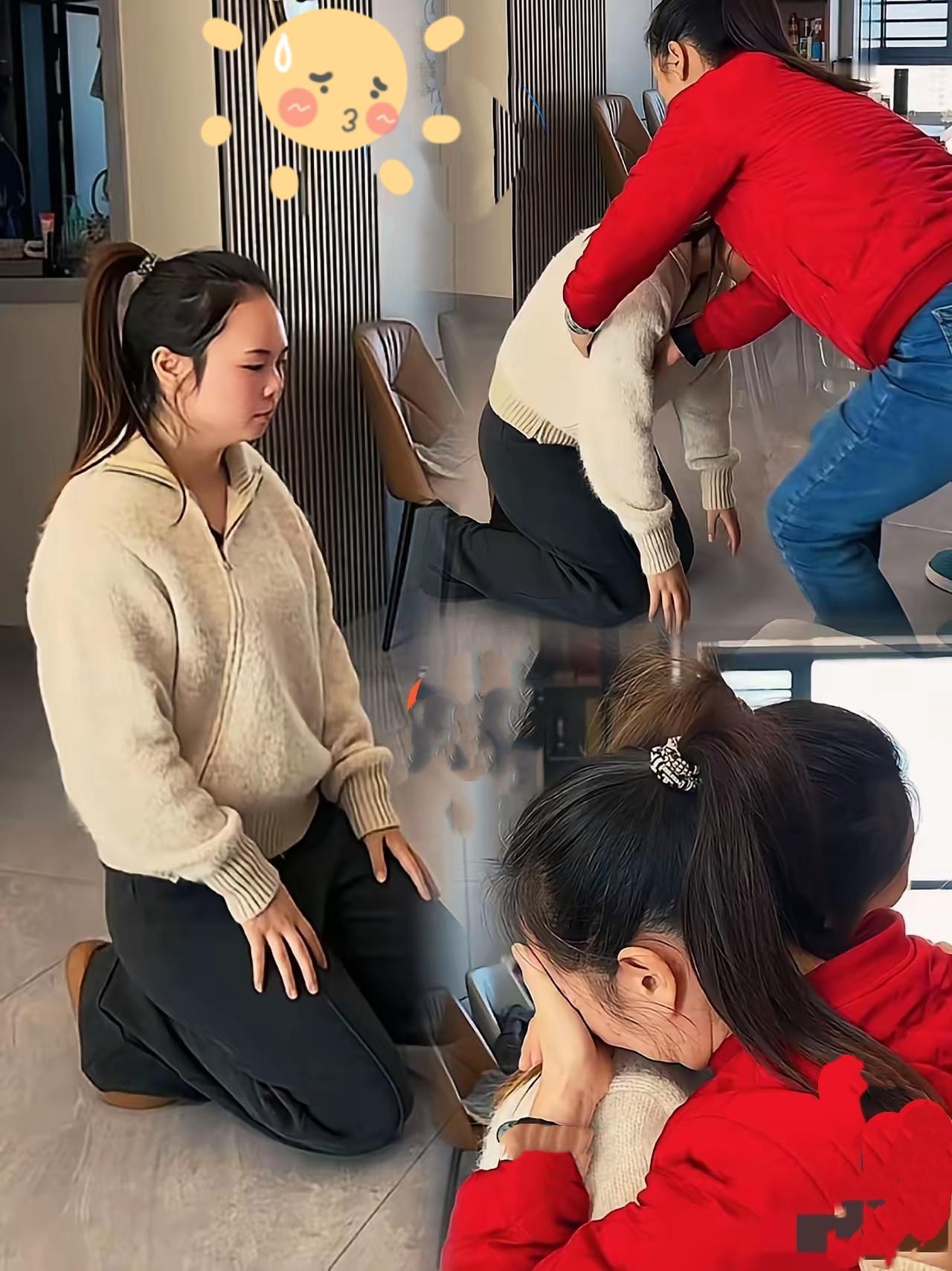 离婚这一跪，才是成年人最高级的体面！湖南一女子因丈夫出轨离婚，拎着行李出门