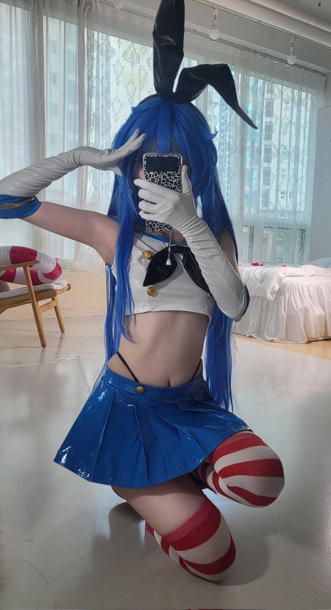 二次元 coser 萝莉 岛风 舰娘