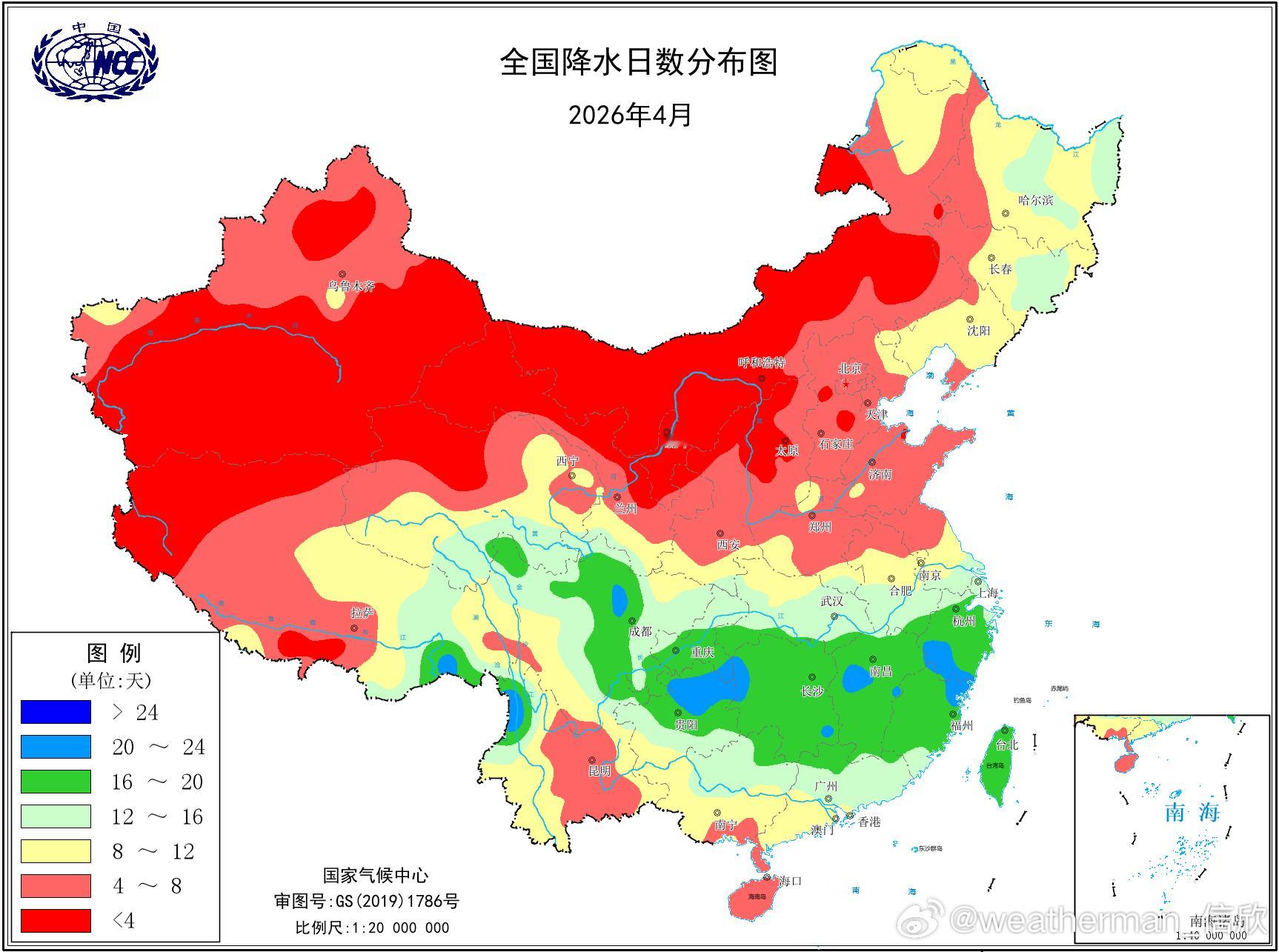 【降水回顾和展望】今年4月，江南一带成为降雨核心区。湖南江西等地，经历了最多雨的