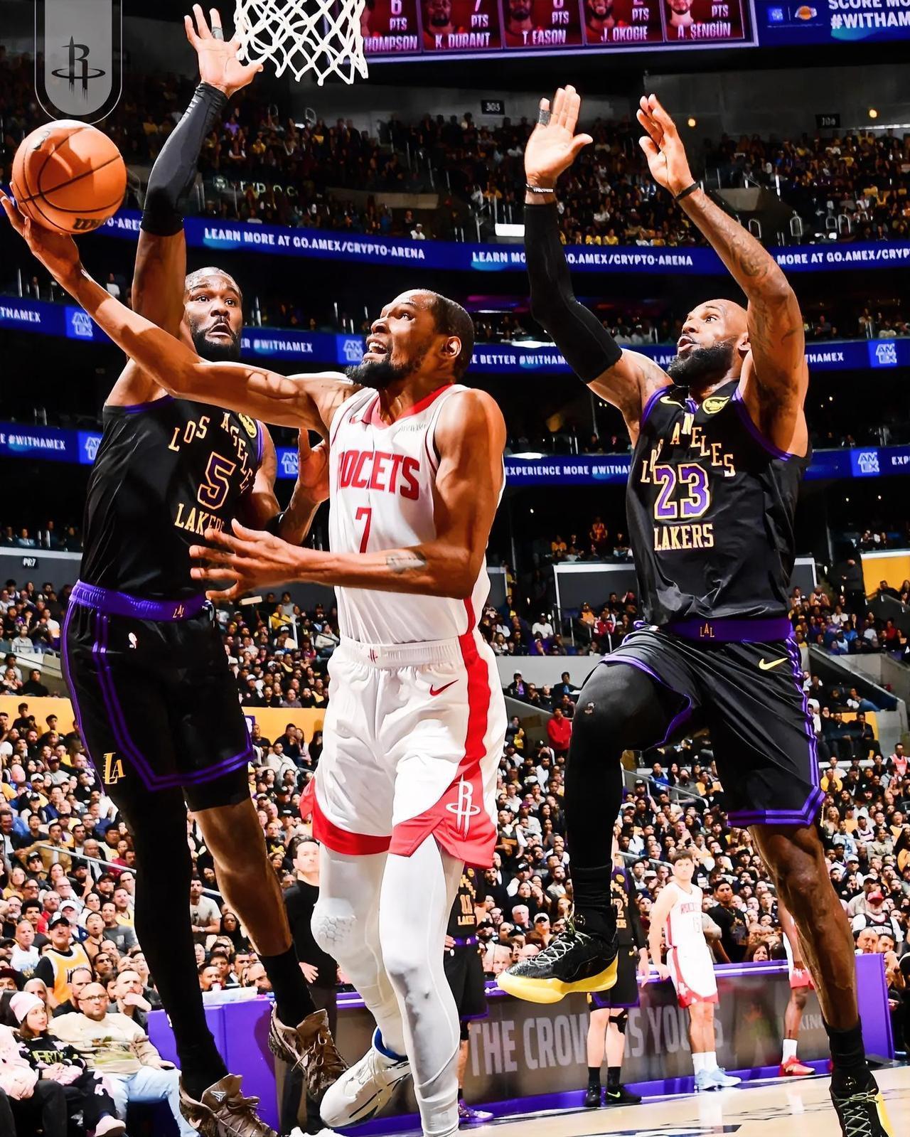 季后赛G2火箭94-101不敌湖人，一战打出了2个无可争议的事实！1. 杜