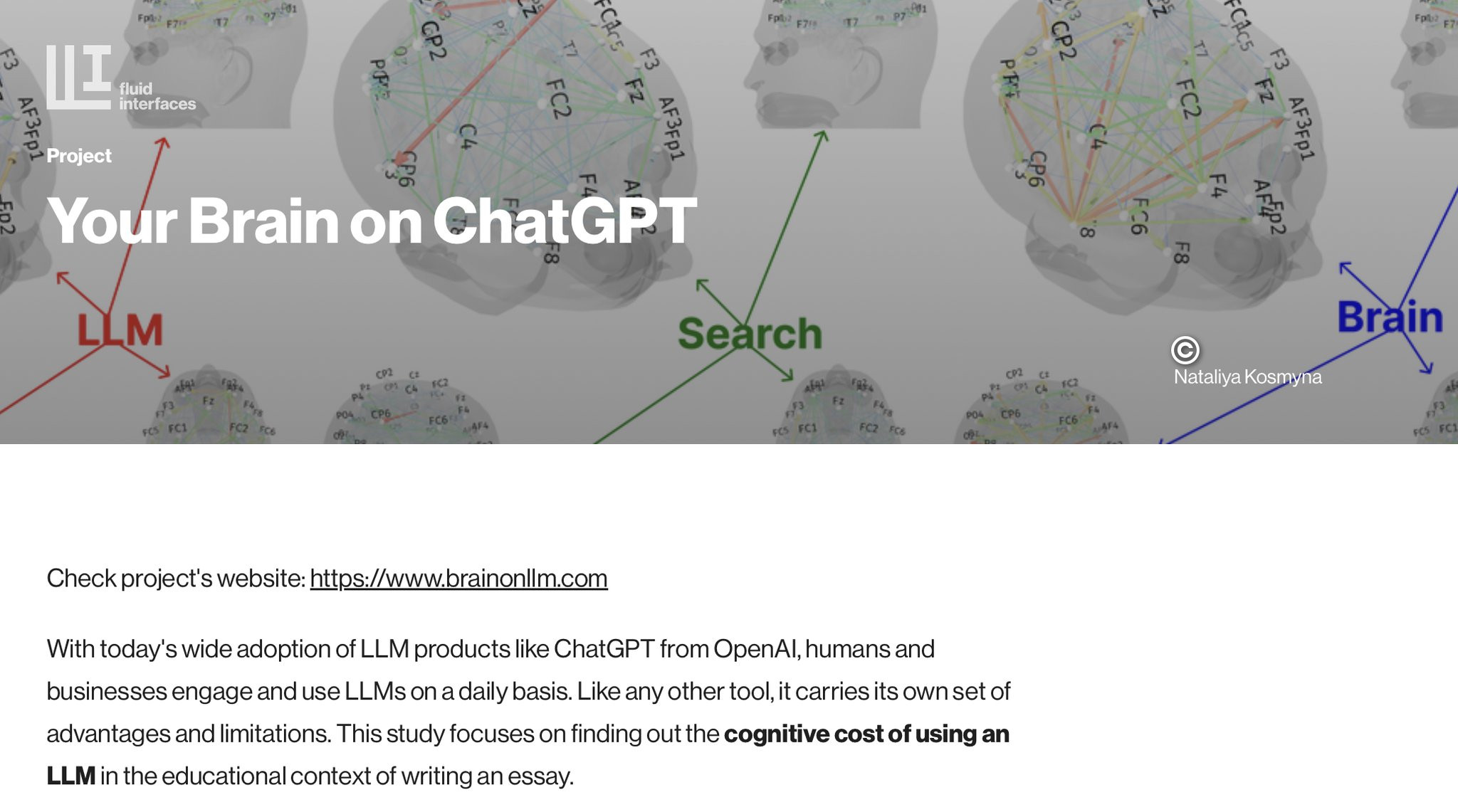 麻省理工学院的研究团队观察到，随著ChatGPT普及，学生越来越依赖AI完成写作