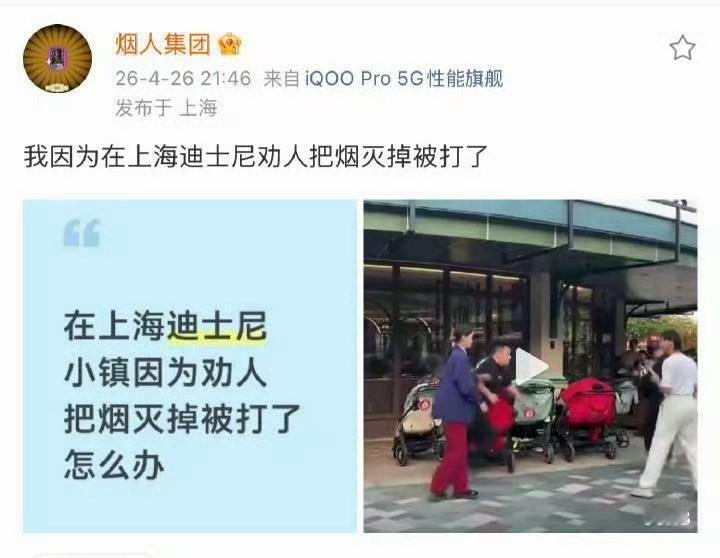 4月26日，上海迪士尼小镇发生了一幕让人血压升高的冲突：一边是规规矩矩的度假区，