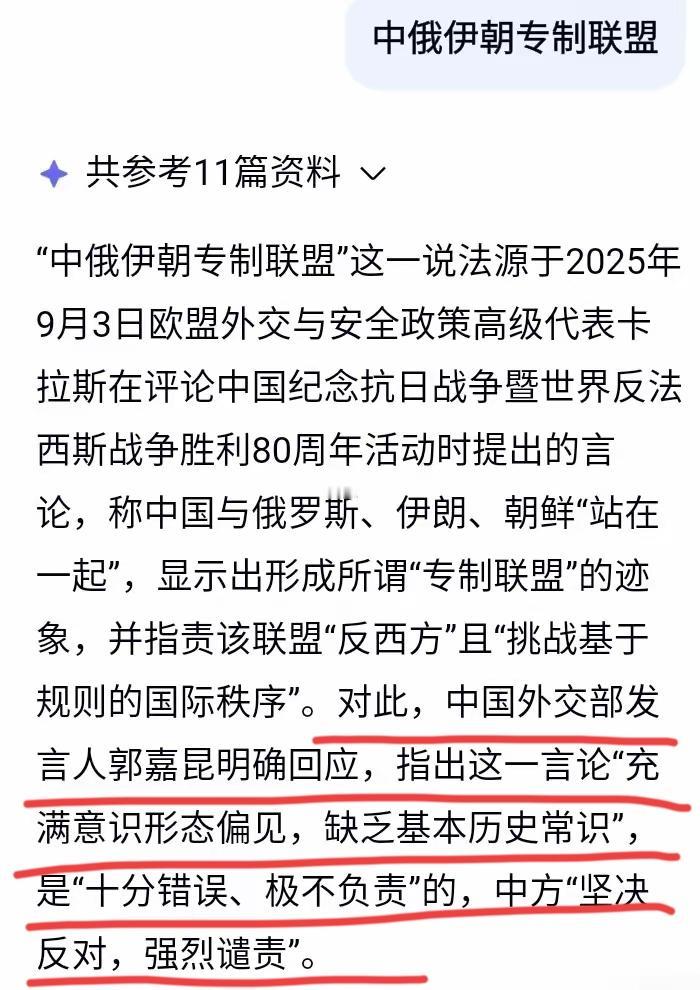 强烈谴责这一错误言论