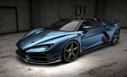 意大利ItaldesignZerouno概念超跑，全球仅限量发售5台。