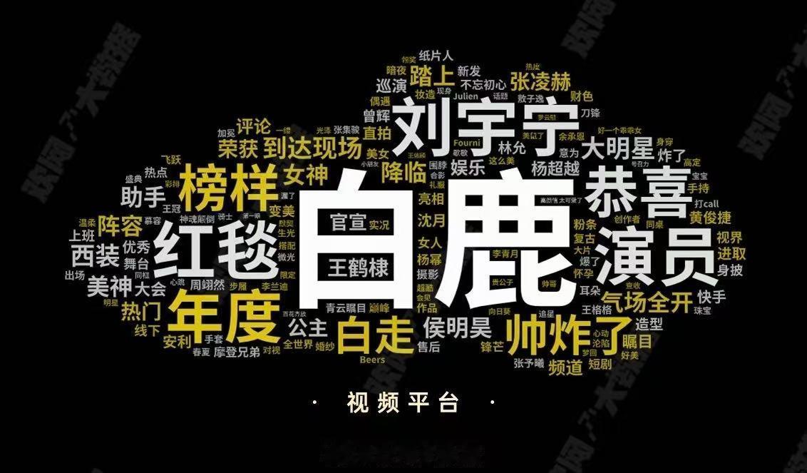 白鹿视界大会热度好大一个白鹿好大一个白鹿啊​​​