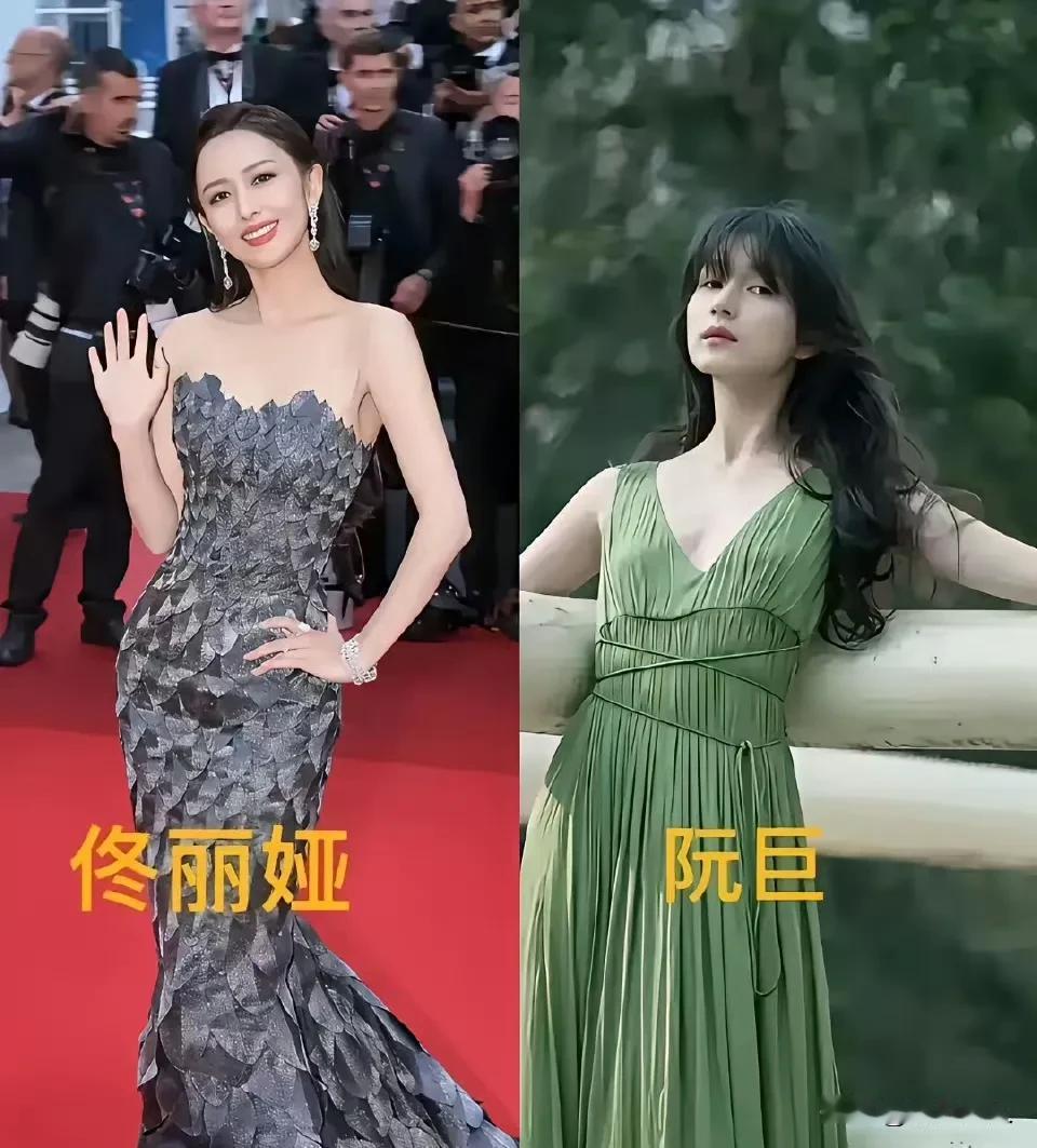 左手边是陈思诚前妻佟丽娅，右手边是现任女友阮巨。一个41岁，自带优雅温婉范
