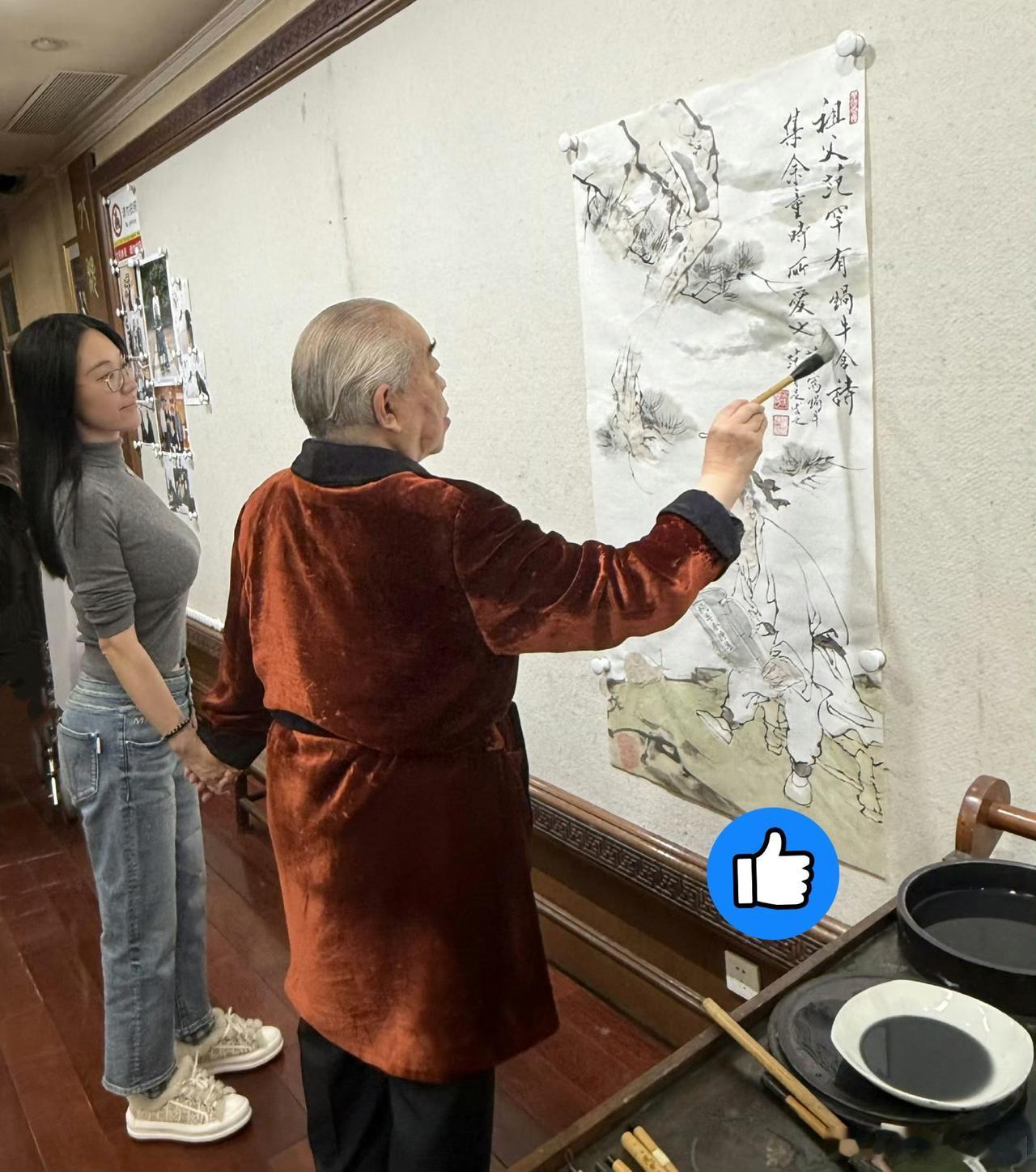 老当益壮啊不得不说，跟齐白石有的一拼我想说的是，画家的一生是不是都情感丰富些