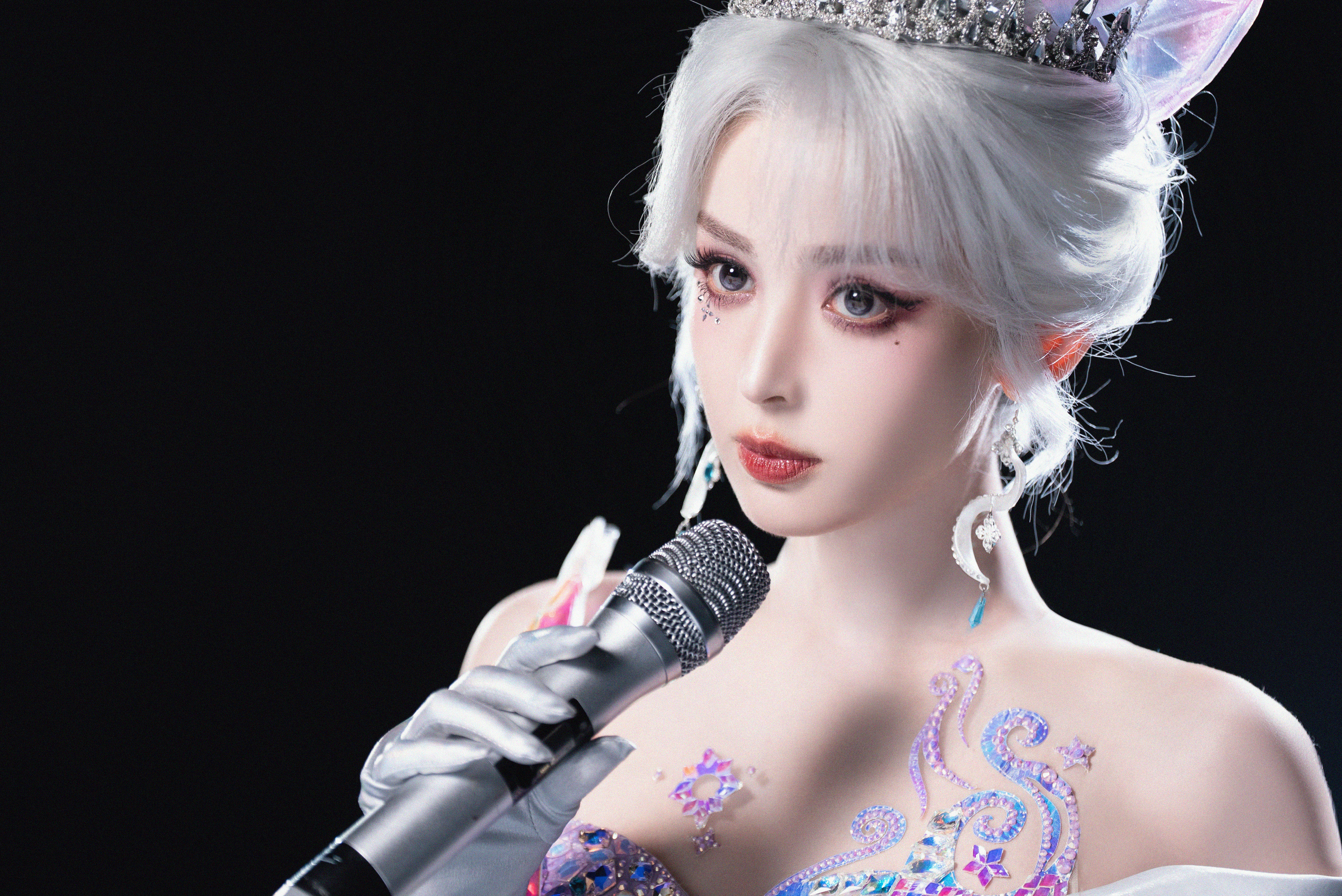 娜扎太欲了，发射发射＞＞＞💕💕💕和平精英幻音九尾娜扎和平精英九尾大使