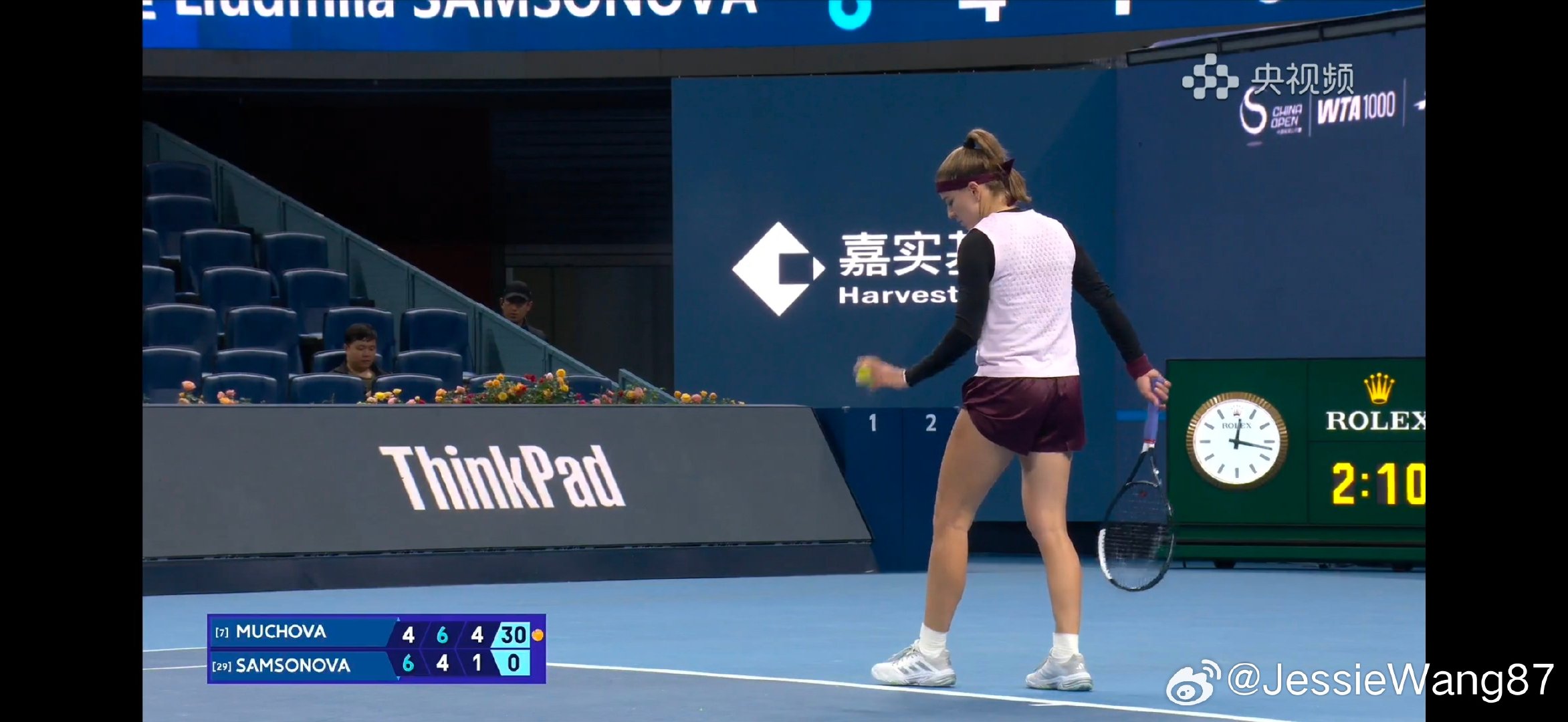 #wta##中网#恭喜火娃！今年温网打Coco的时候被圈粉了，许愿能现场看到吧[加油][加油][加油