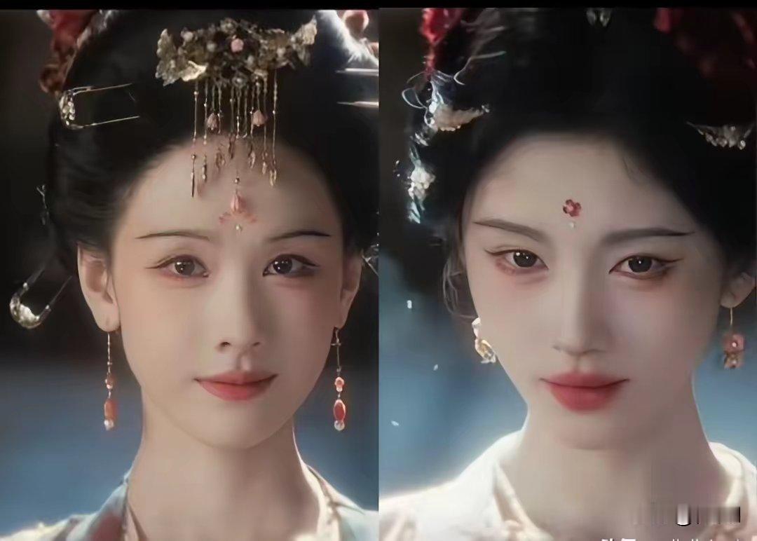 都说鞠婧祎四千年美女，在和陈都灵一起出演月鳞绮纪之后，你还这么觉得吗？剧里鞠婧祎