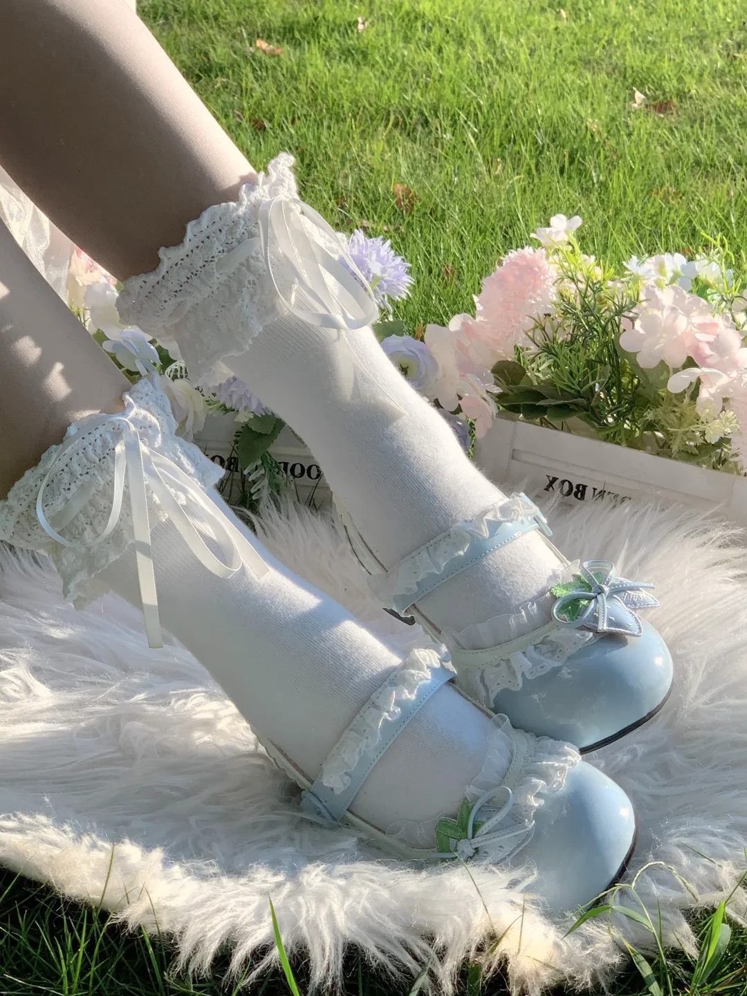 拜托 女孩子真的拒绝不了这双蓝色🎀