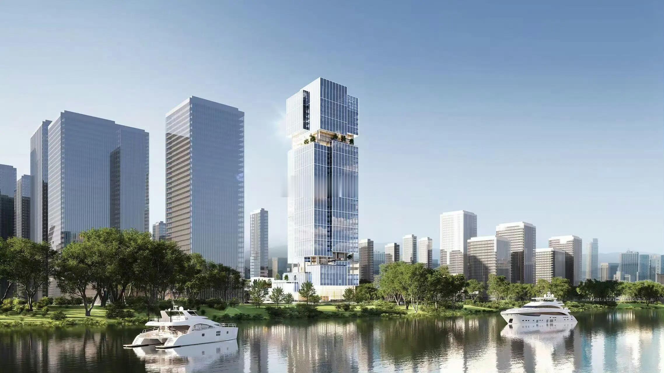 落户三江口第一高楼的“雅诗阁Ascott”国际公寓酒店设计正式启动，计划2028