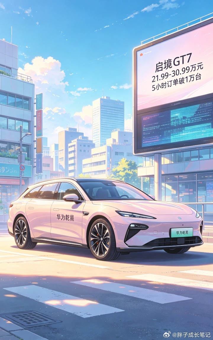 今日焦点：华为乾崑×广汽启境GT7正式上市，21.99万起，预售5小时...