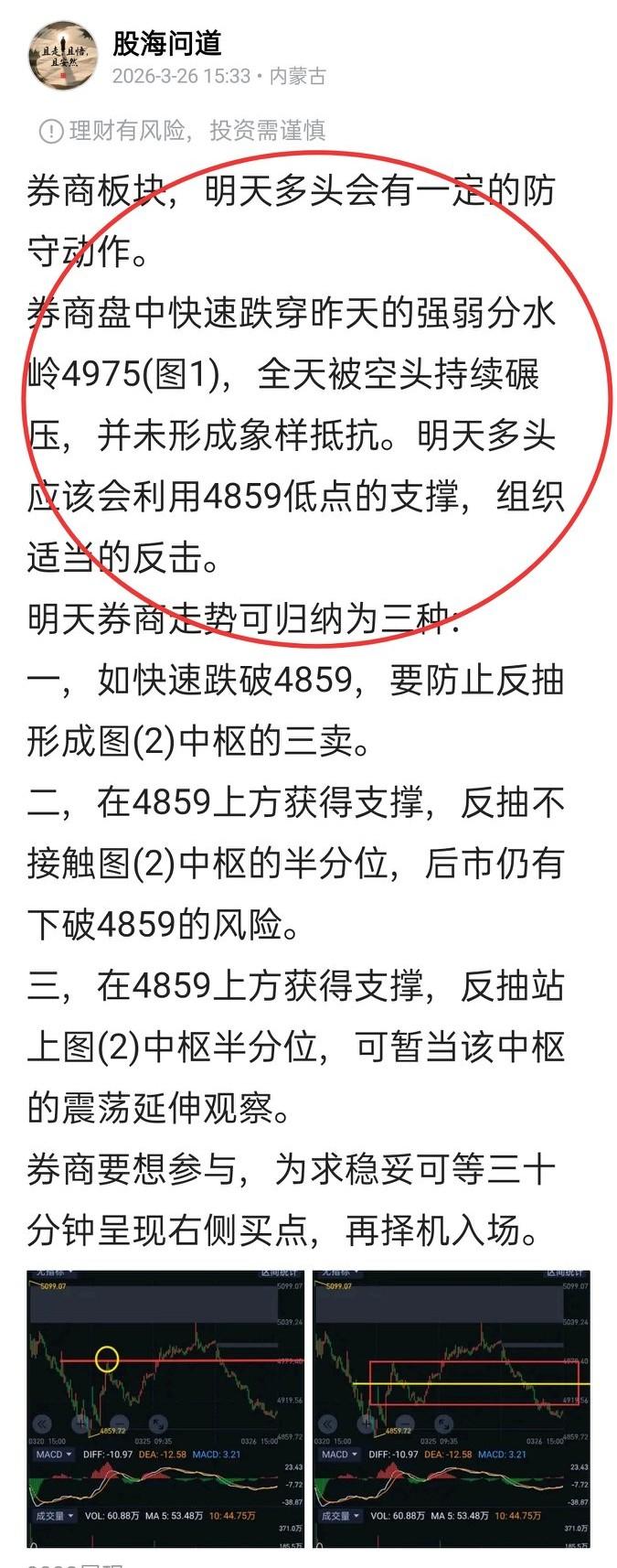 券商板块，将逐渐熨平外部因素的影响。