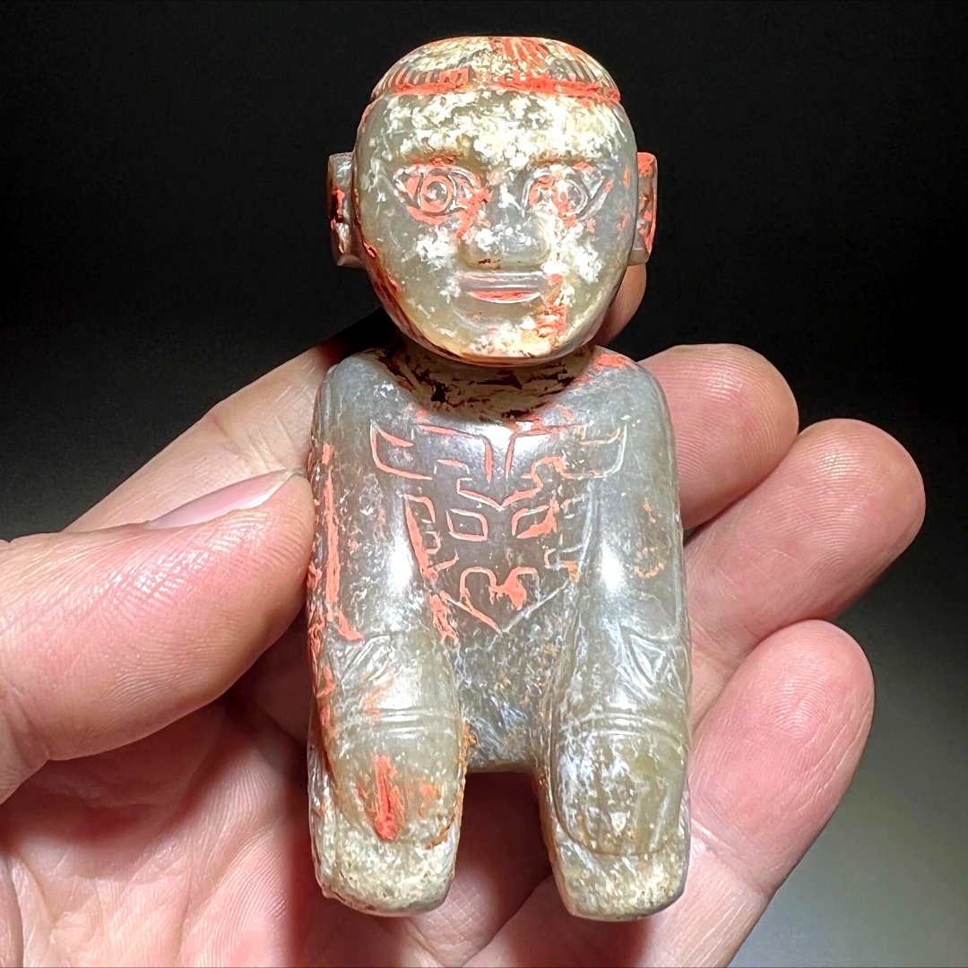 西周贵人，生坑之物，勿经盘玩，不怎么好看，懂得自懂……