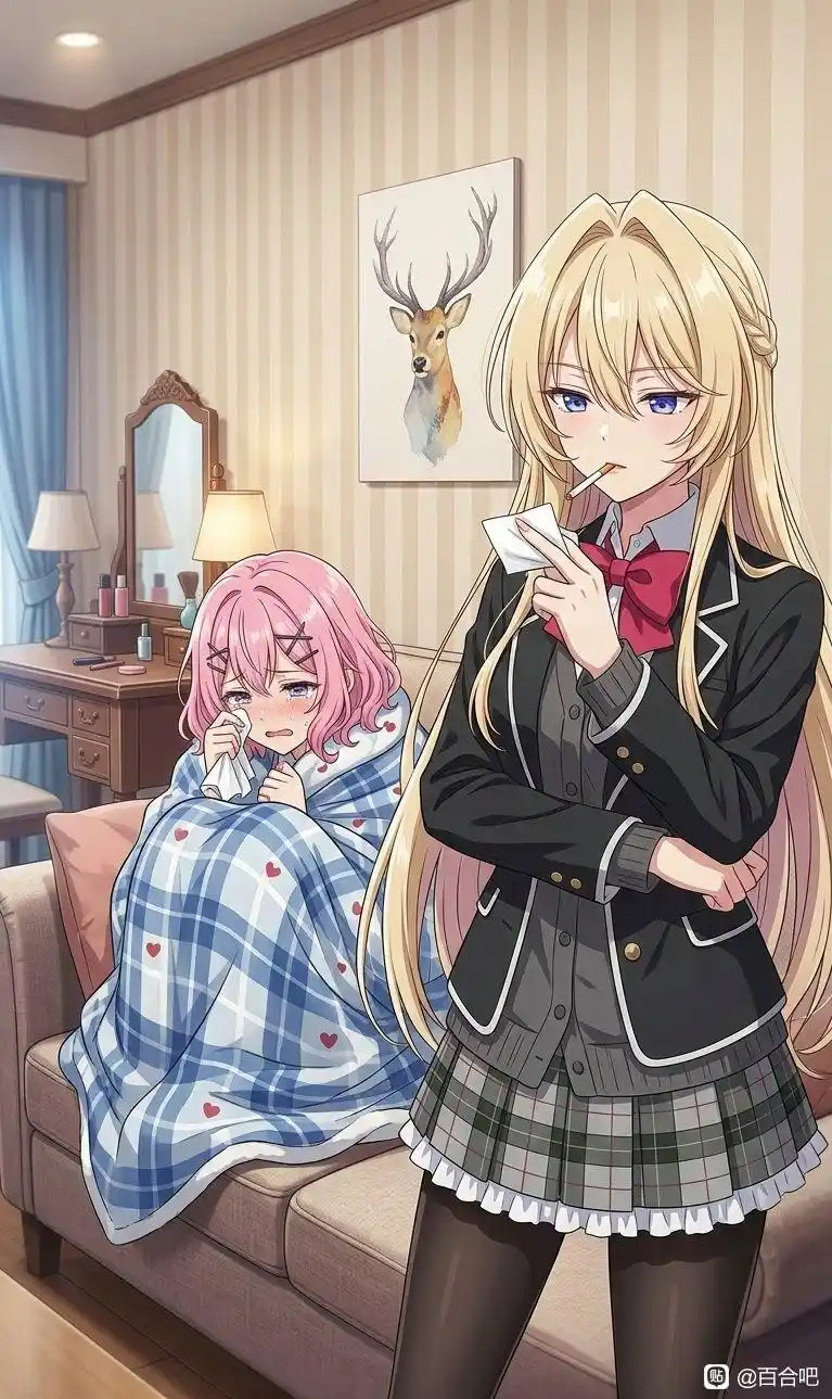 两张毫不相干的图组成了前因后果