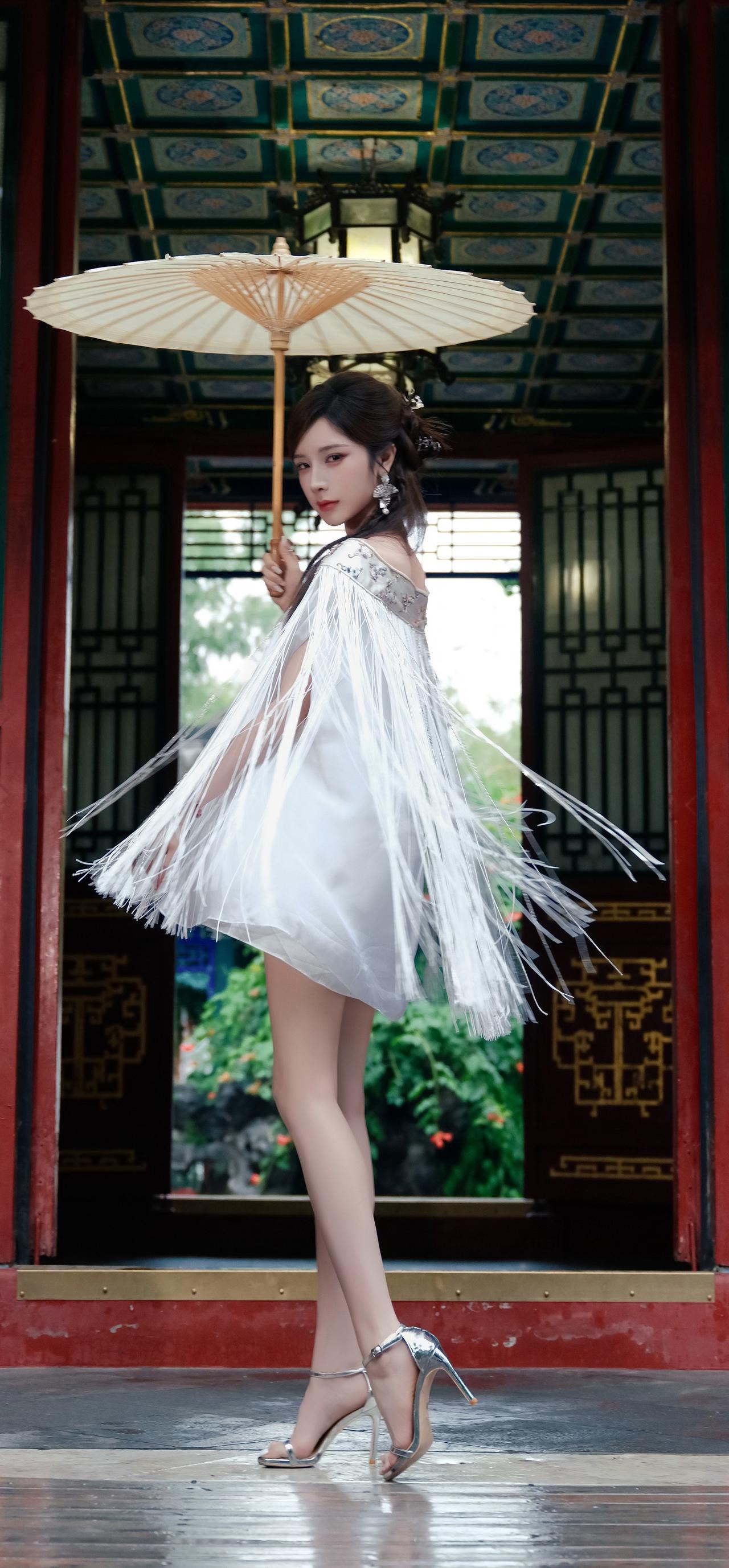 神颜中国风修仙姐姐[比心]戴燕妮修仙妆造写真
