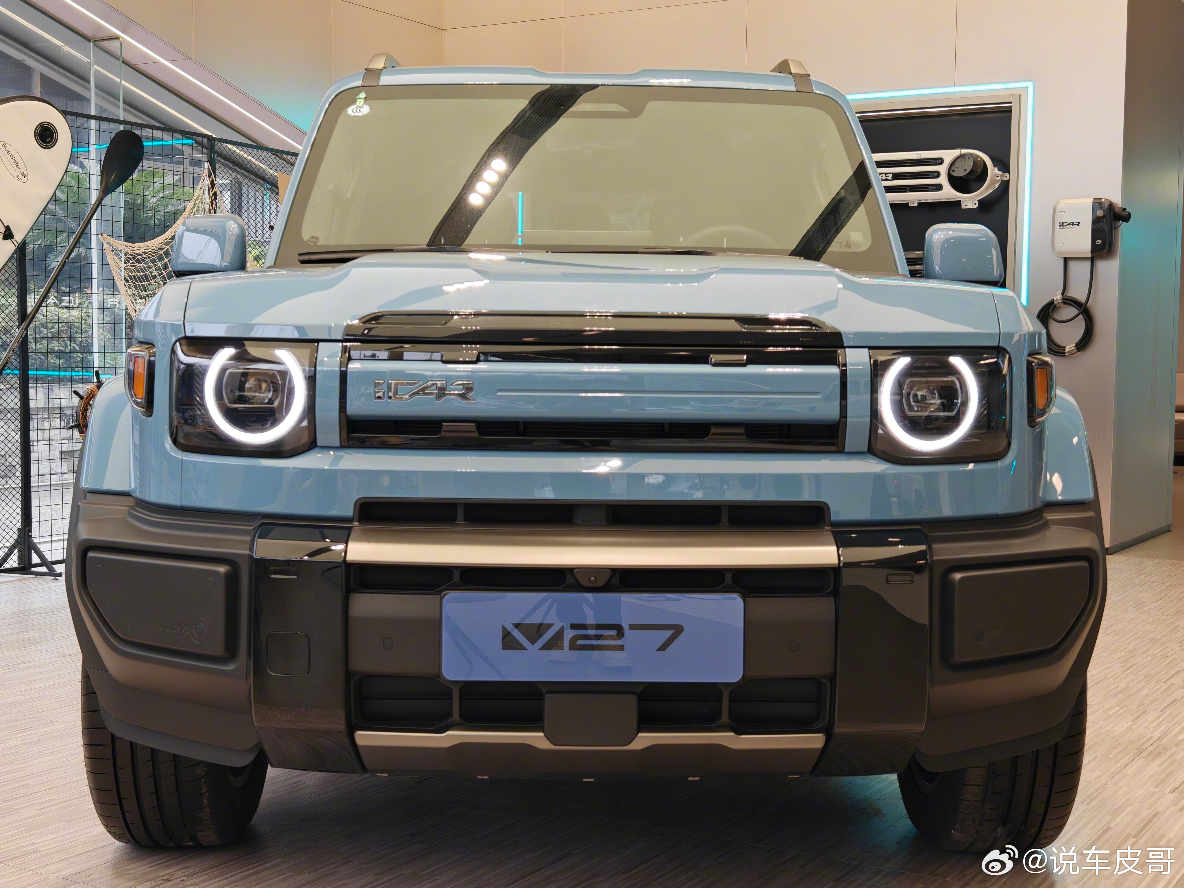 奇瑞iCARV27，一台硬派方盒子中大型SUV，16.98万起售，主打"家庭新硬派"，既能日常家用，