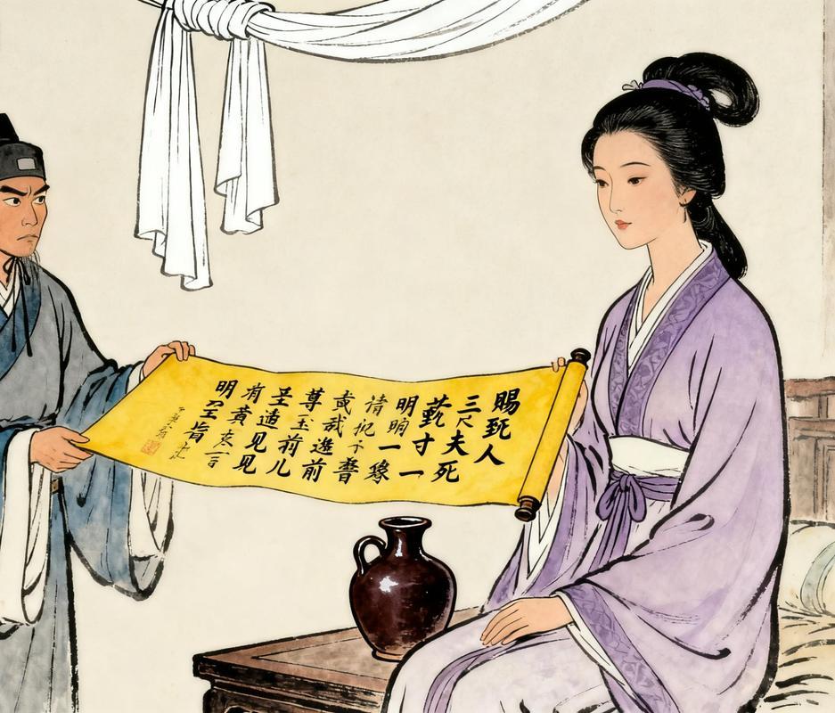 甄宓将赐死前，魏文帝让她见儿子最后一面，甄宓应允了，见到儿子却只说了一句话，幼子