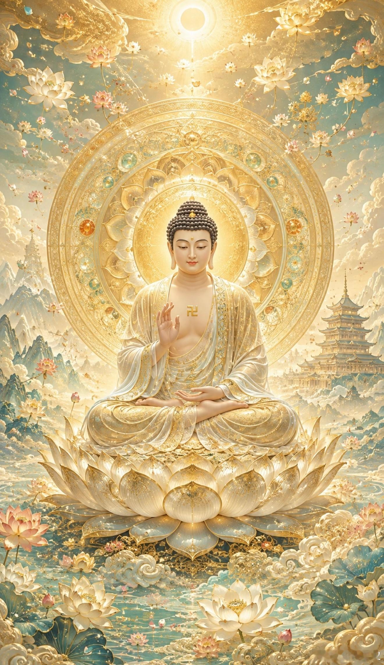 见佛祈福，祈愿阖家安康🙏，诚心礼佛，愿家中老小身体安稳。少受病痛侵扰，无大病顽