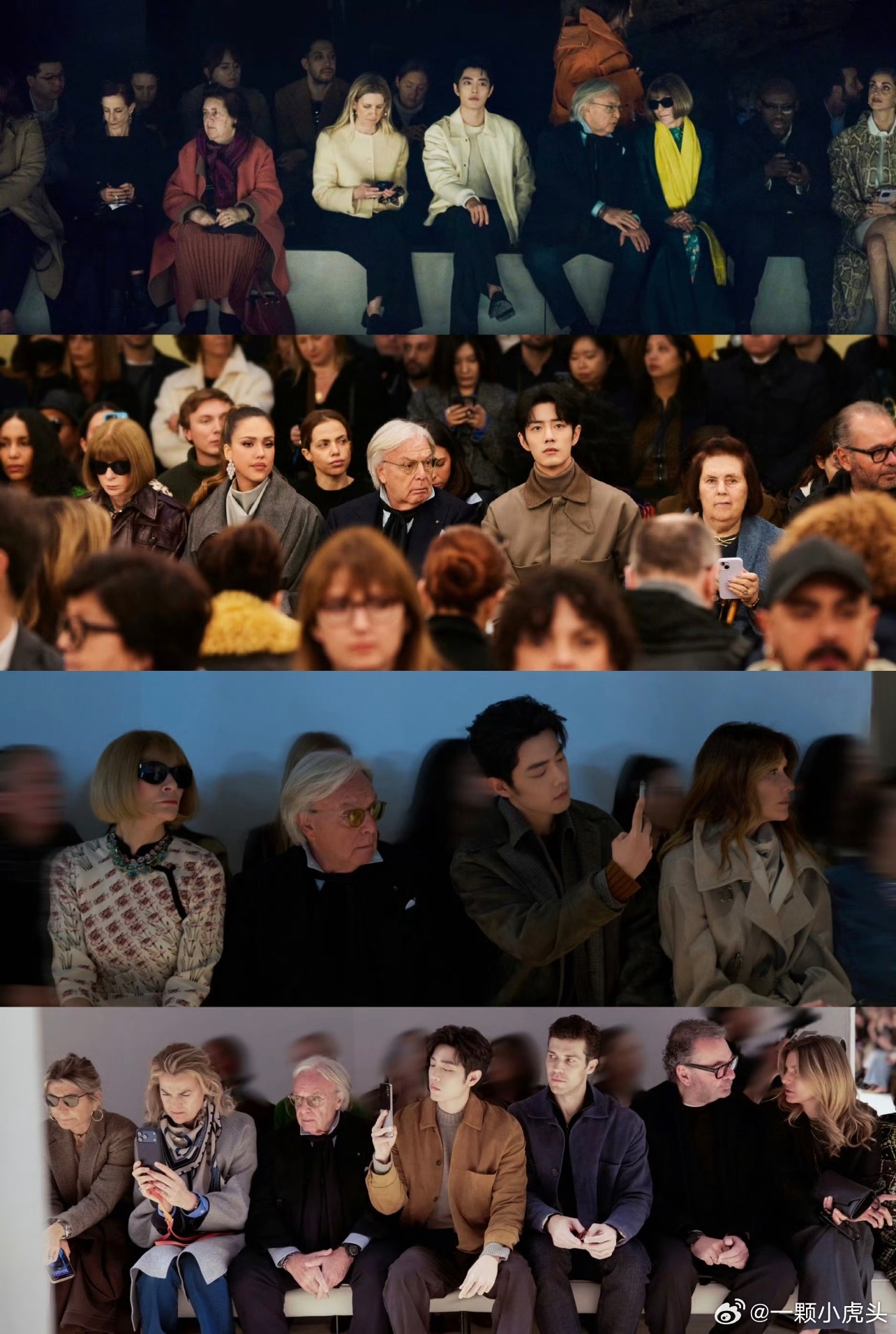 肖战不被压制的东方面孔！肖战米兰时装周真的展现了中国面孔的高级感！秀场内和一众浓