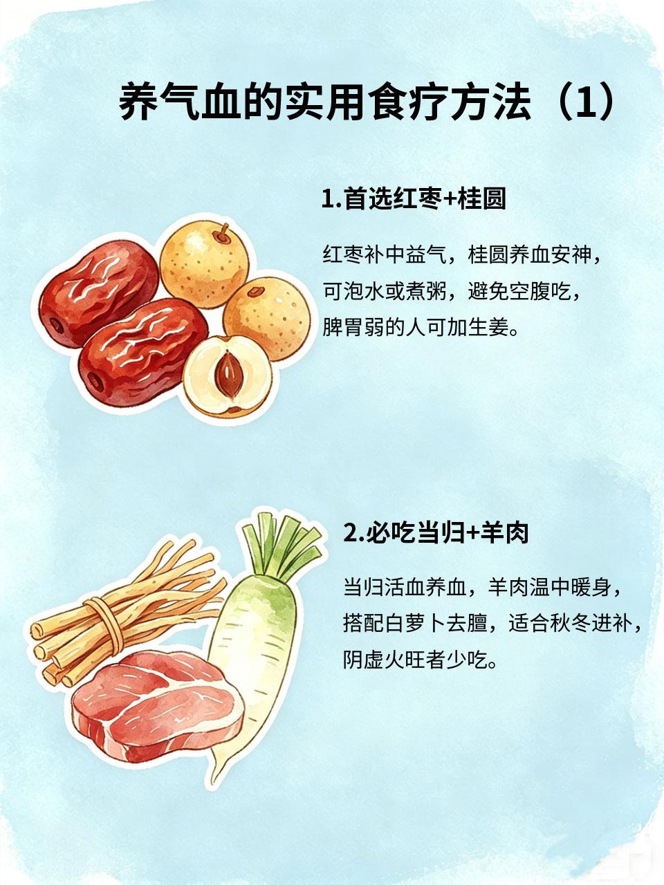 别再乱补了！中医说这样养气血才最管用很多人气血不足就盲目进补，反而加重身体负担