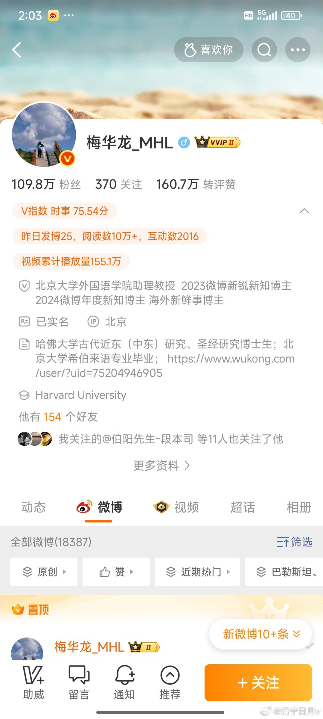沈逸：警惕哈佛精英回国渗透，坚持自主人才培养才是国家安全之本梅华龙不就是在哈佛大