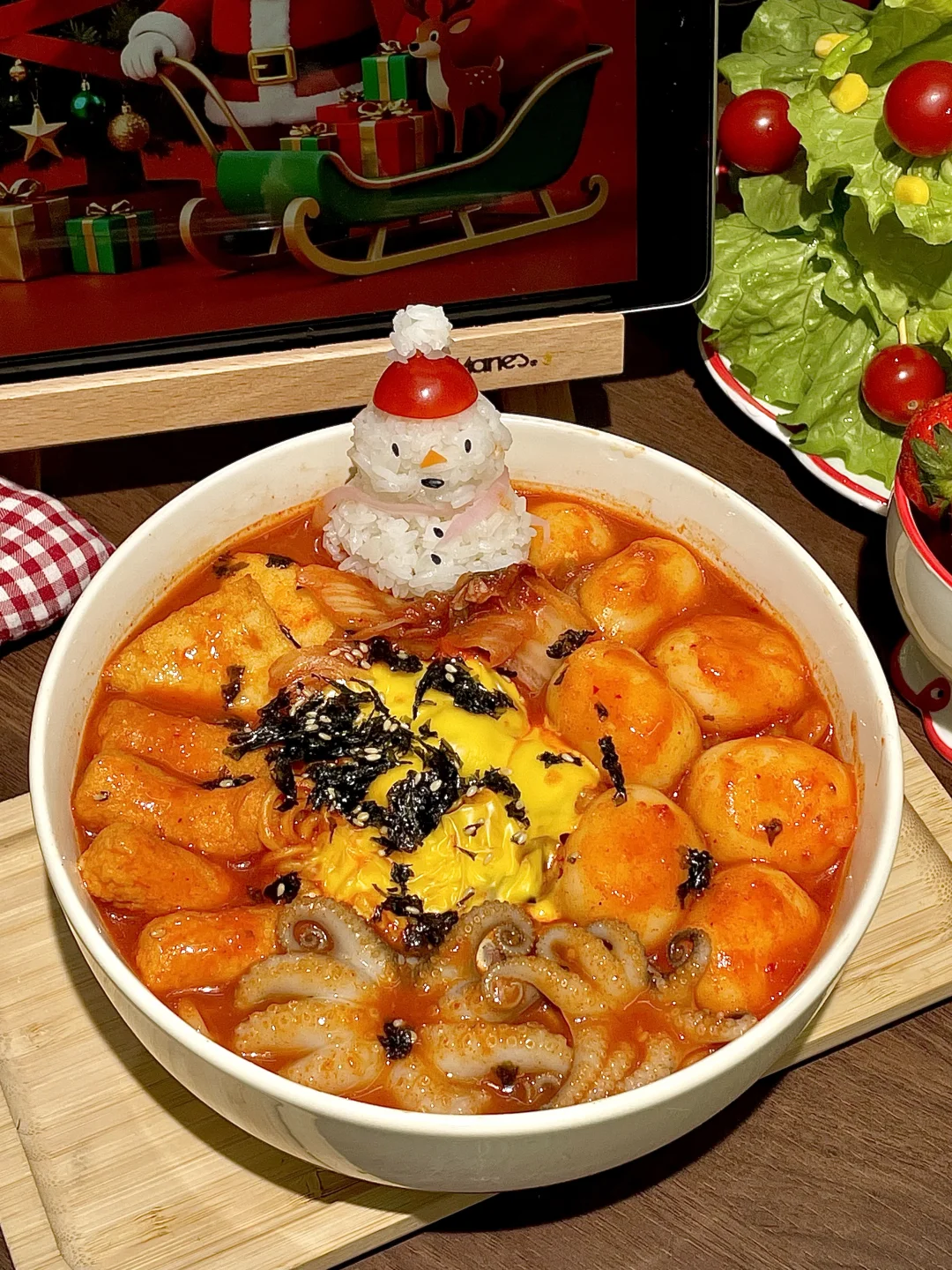 真没人为这锅海鲜芝心年糕火锅心动吗？！！