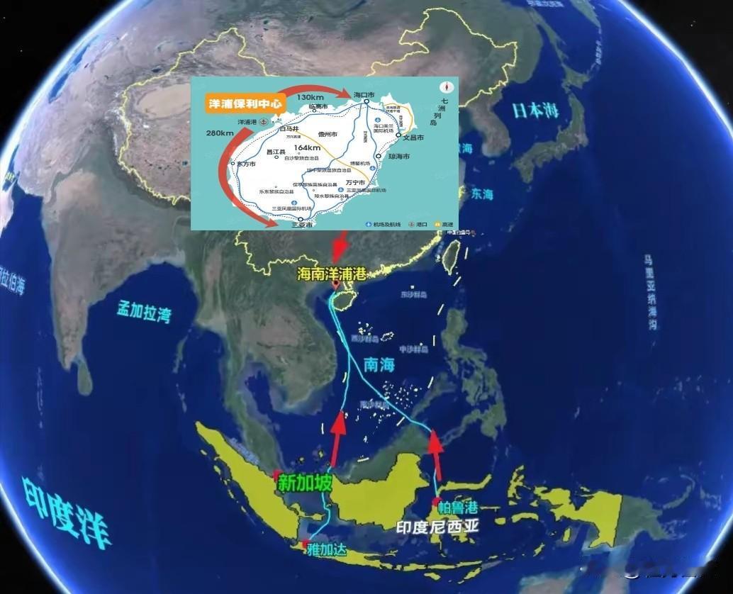 今年，一艘从印尼出发前往中国的货轮，没有按照惯例，先绕道新加坡，再到中国，而是一