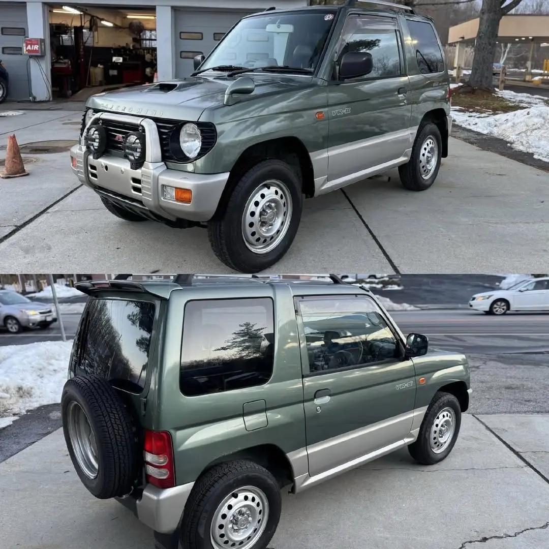 1998年上市的三菱PajeroMiniVR-I，是把“大车精神”浓缩到轻巧