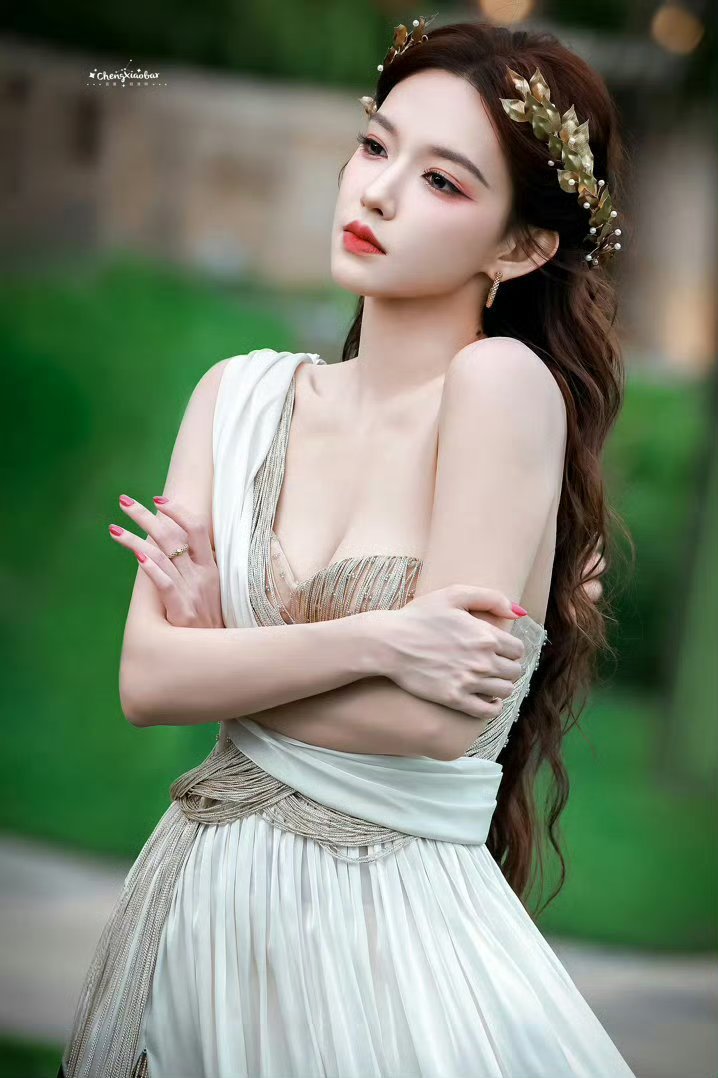 程潇复刻古希腊女神你懂什么是建模脸