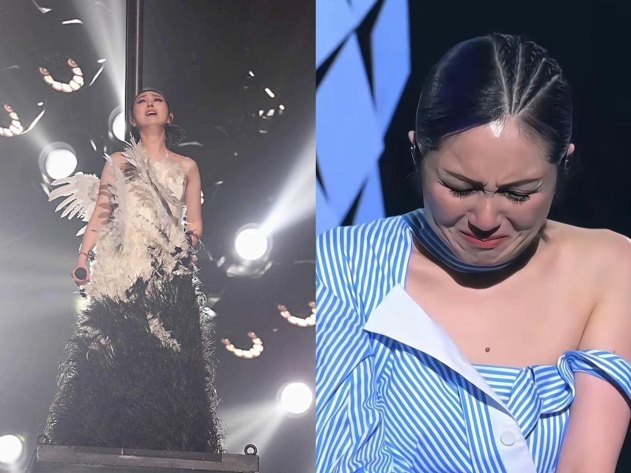 谁能想到啊！香港大埔火灾刚发生，杨千嬅直接把红馆演唱会首场收益全捐了，还取消花篮