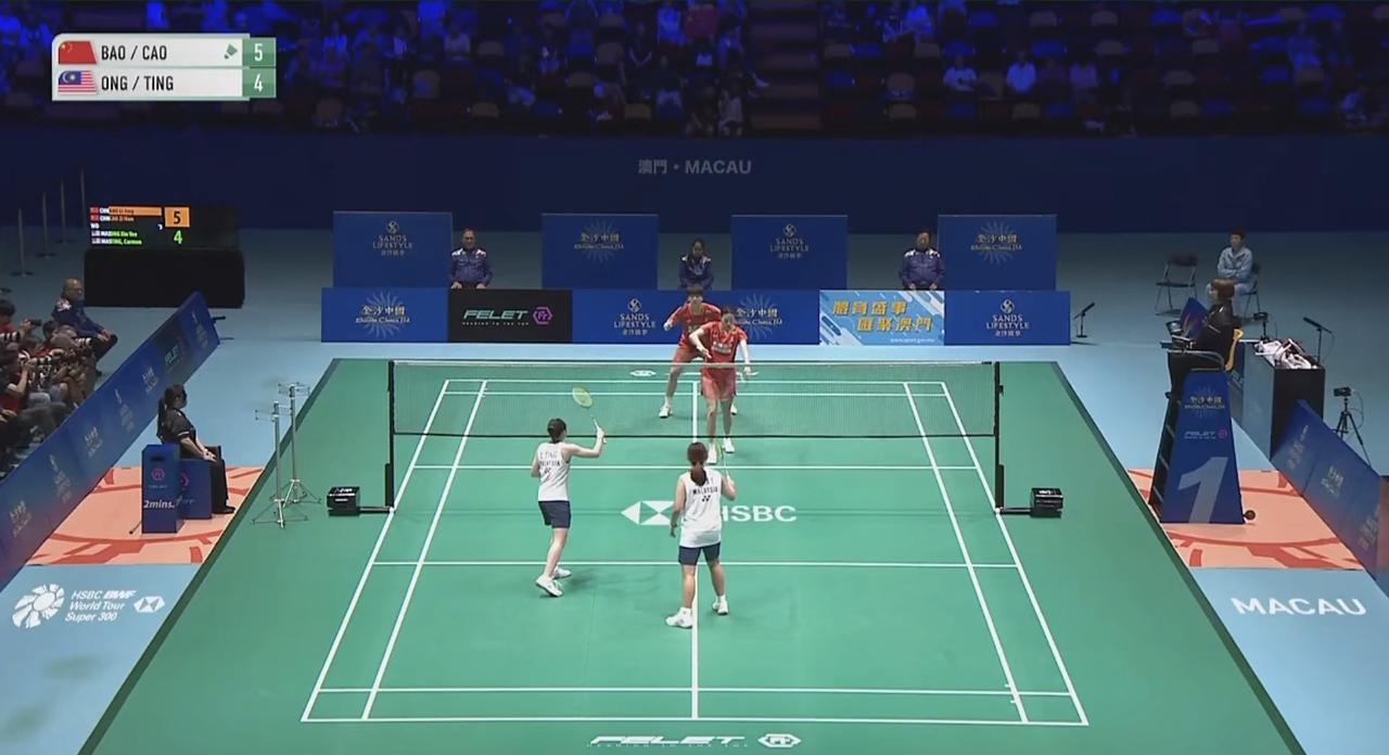澳门赛：国羽女双小将会师决赛，提前包揽冠亚军刚刚结束一场女双半决赛，国羽小将