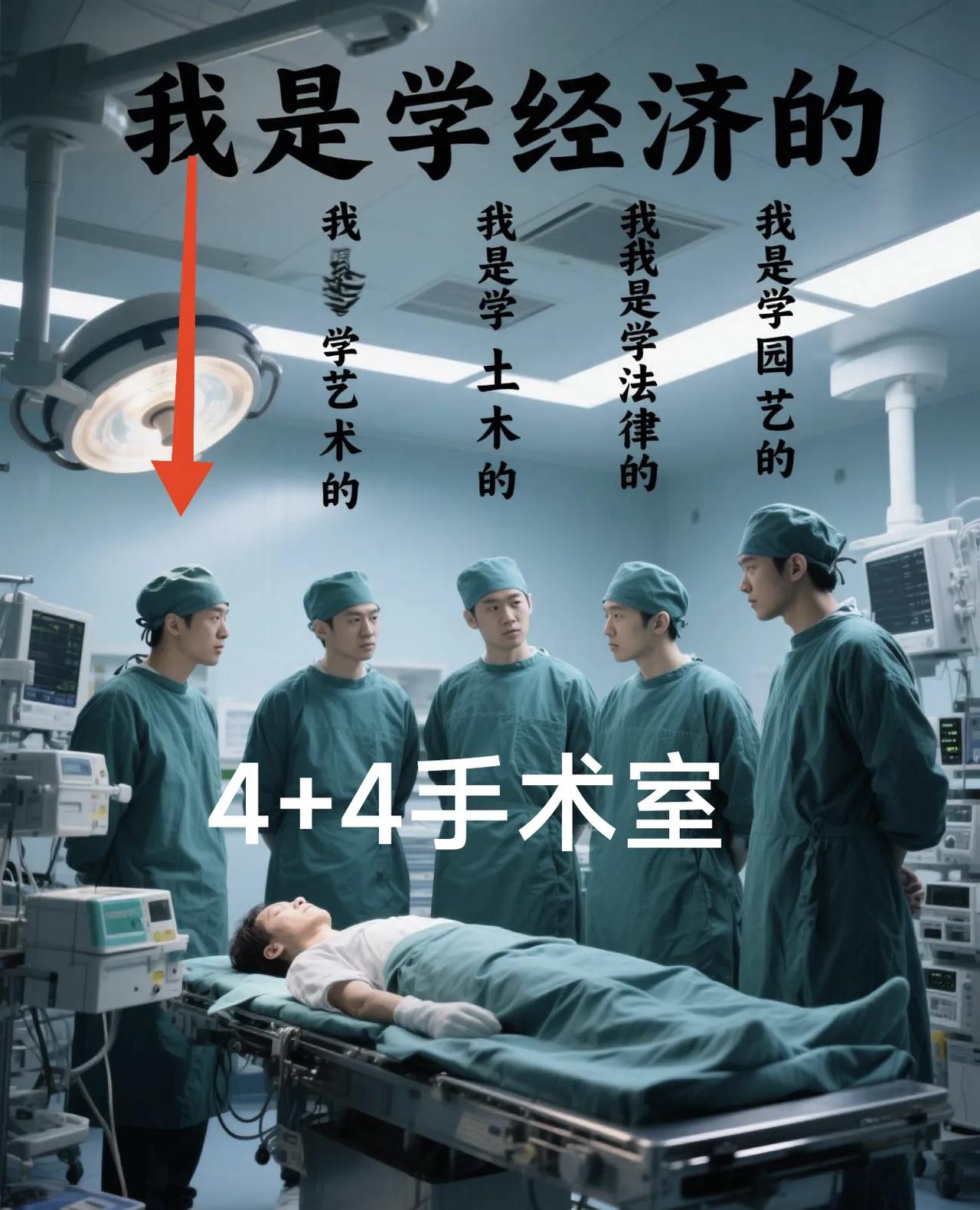 4+4手术室，不是网友有才，而是AI绘图厉害。今天看到一个视频，由于受董小姐“4