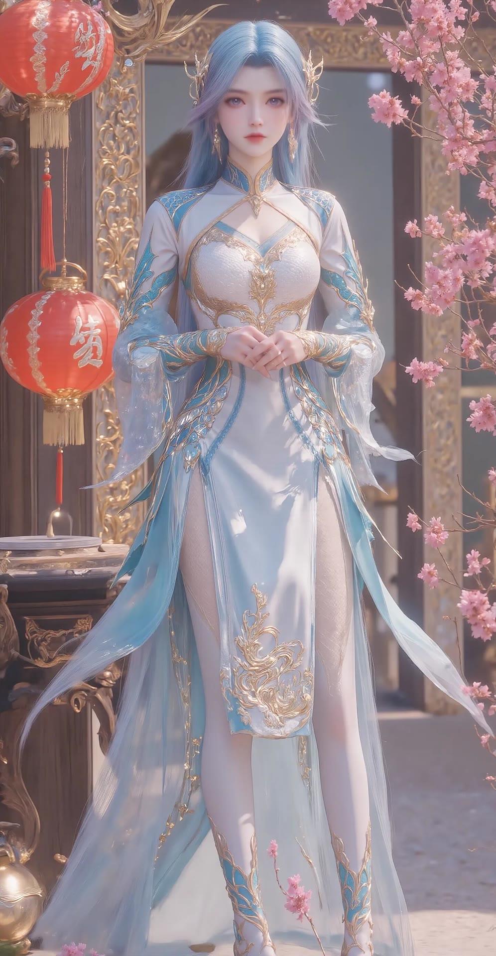 二次元动漫壁纸，二次元高清动漫壁纸，国漫女神壁纸，让温情一路顺