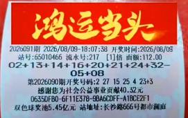 1037万大奖票亮相！彩友112元8+2复式全中双色球6+1，拿下头奖和二等奖共